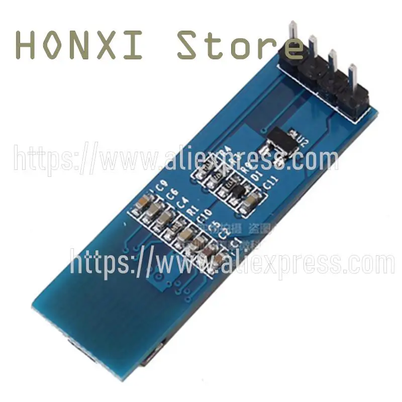 1PCS 0.91 inch OLED LCD display module IIC 12832 LCD screen display device is compatible with 3.3 v to 5 v