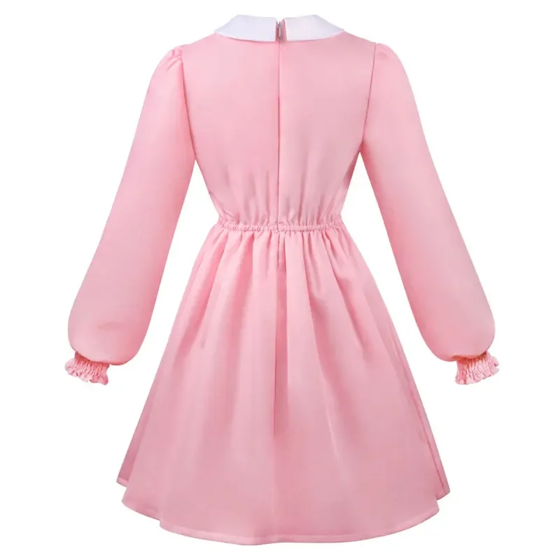 ZA01 غريب الأشياء تأثيري حلي القدرة الفتاة ليتل أحد عشر فستان فستان تأثيري لعب الأدوار أداء زيZa0 @