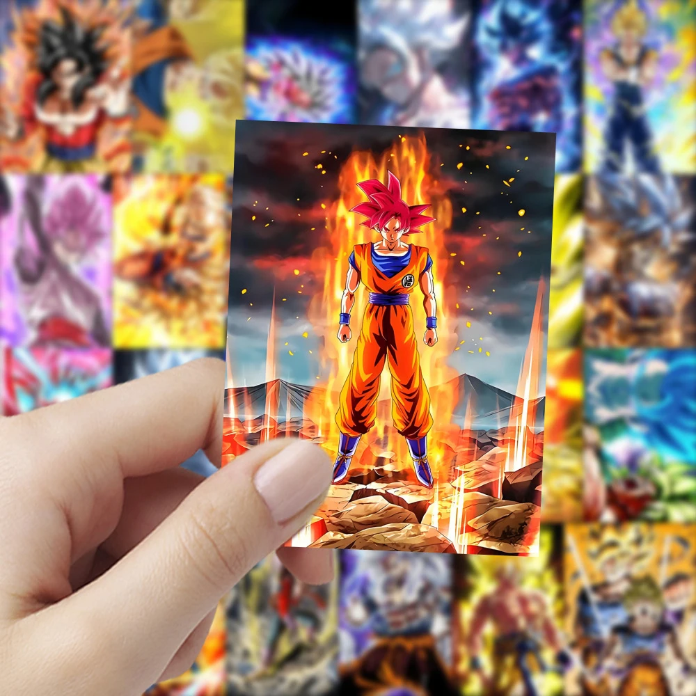 

10/30/60pcs Classic Dragon Ball Anime Stickers Cartoon Son Goku Super Saiyan Decals DIY Phone Luggage Notebook Cool Manga Decals