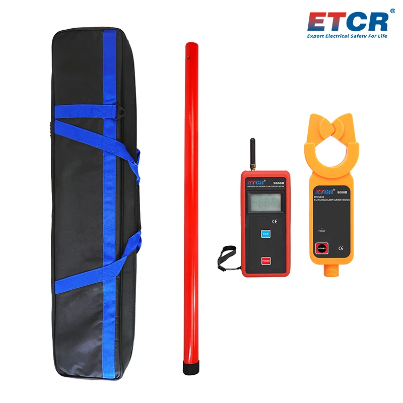 ETCR9000A ETCR9000B ETCR9000 H/L Voltage Clamp Current Mete 1200A Line Voltage Below 110kV Leakage Current Tester Data Peak Hold