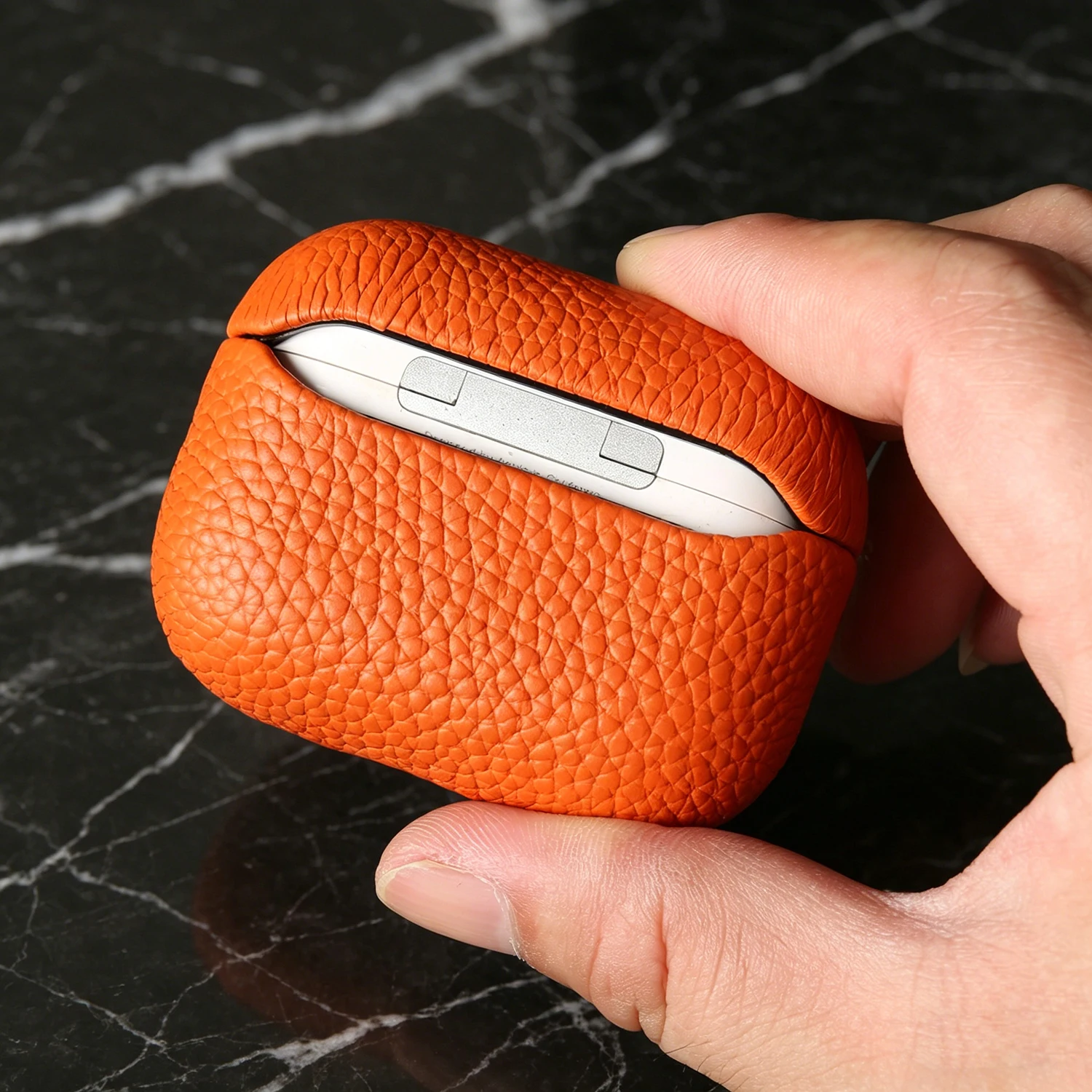 Casing Earphone Kulit Asli Lyc - Headphone Case Hard ulasan dan harga