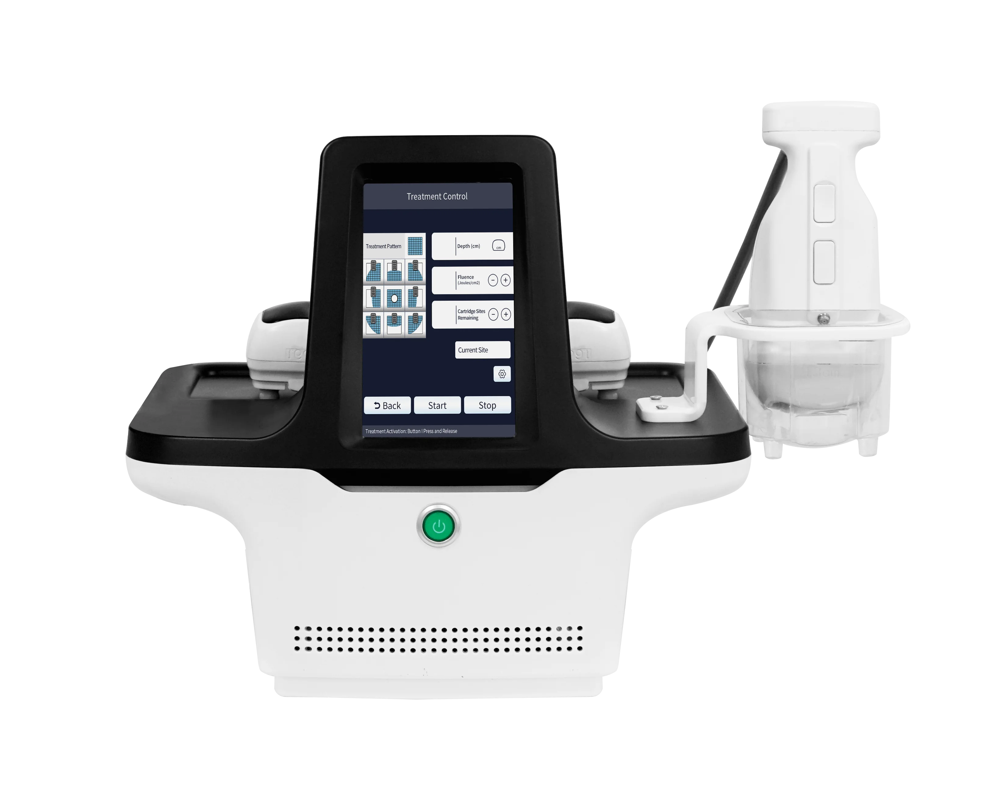 The FR-RS01 desktop multi-energy body shaping machine, featuring firming technology, is designed for body shaping and skin tight
