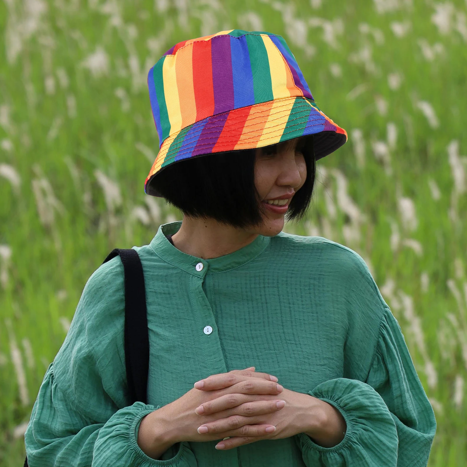 

Bucket Hat Chic Fisherman Hat Lightweight Breathable Women Festival Fashion Protection Outdoor Party Hats