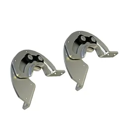 2pcs CL119 Hidden sliding hinges 90 degree limit hinge,R6 carbon steel,Industrial equipment cabinet door hinge