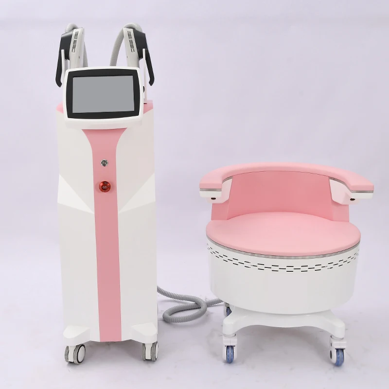 Non-exercise 2 in 1 EMS Kegel Exercise Pelvic Floor Resonance Chair HI-EMT Electrostimulation Fat Burning Muscle Gain Machine