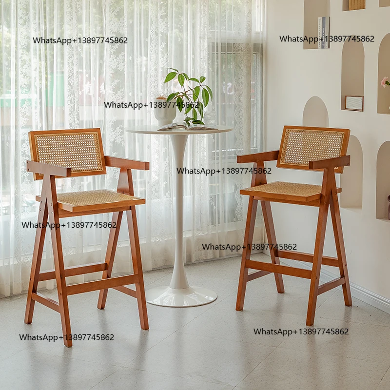 Peiqi الشمال ضوء كراسي بار فاخرة الحديثة انتظار كراسي عالية مريحة الاستقبال مكافحة Restaurante Muebles Furnitu #1