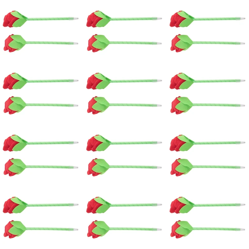 

24 шт., набивные шариковые ручки с розами