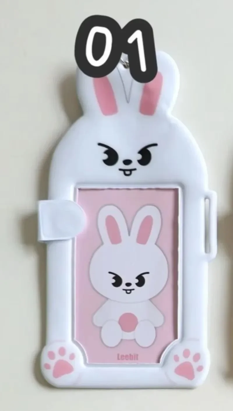 SKZOO Plastic Card Holder 3 Inch Photocard Sleeve Magnetic Suction Irregular Shape Cartoon Kawaii Pendant Protective Cover Gift view 6