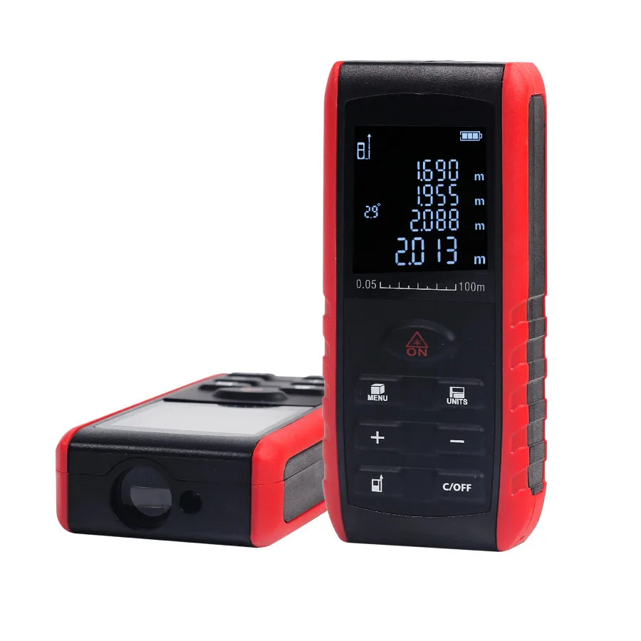 Factory Laser Rangefinder 40M 60M 80M 100M Rangefinder Laser Tape Rangefinder Construction