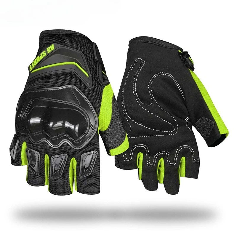 Motorcycle Gloves Half Finger Gloves Summer for Men Women Thin Anti-slip Breathable Anti-fall Racing Cycling Gloves Rider Gear