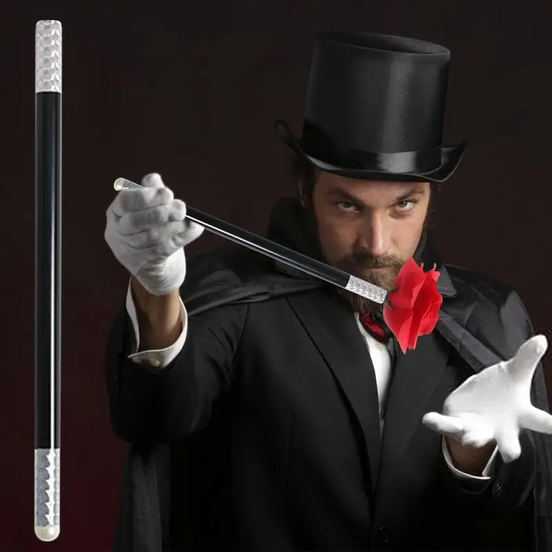 Stick To Rose Magic Trick Stick To Rose/Flower Magic Tricks Magic Cane Close Up Street Stage Magic Gimmicks Magician Accessories