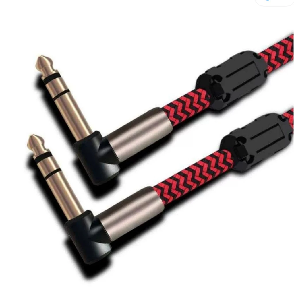 Stereo 1/4 inch TRS 6.35mm Male to Male Audio Cable For Key