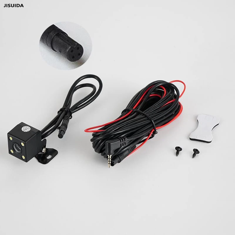 Color reversing camera reversing image 4-pin driving recorder HD night market 4 lights waterproof and shockproof reversing video