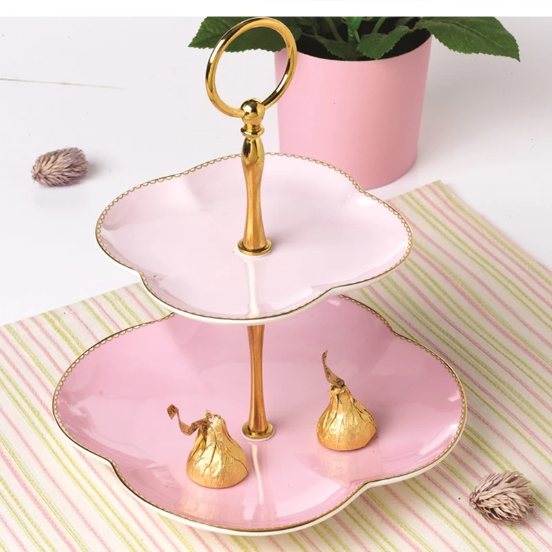 

Английская керамическая стойка для послеобеденного чая, десерта, кондитерских изделий, минималистичный торт, вечеринка, фруктовая ножка