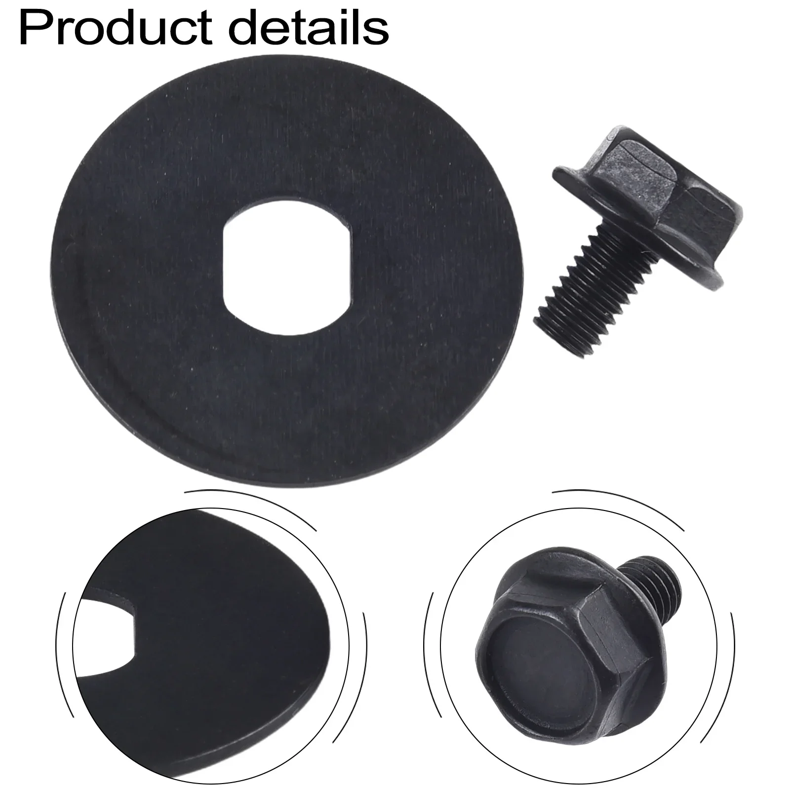 Kit de arandelas de tornillo para motosierra HSS, color negro, 2 uds., repuesto HSS 90639221 para CMCCS620 CMCCS660 DWCS600 DCCS620 DCCS670 DCCS690