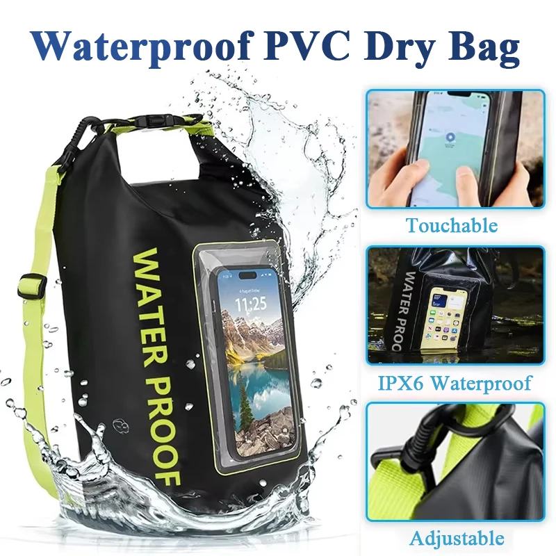 

Outdoor Waterproof Phone Bags Dry Bag Touch Screen Kayak Bags Camping Trekking Bag Trekking Drifting Rafting Surfing Boating Bag