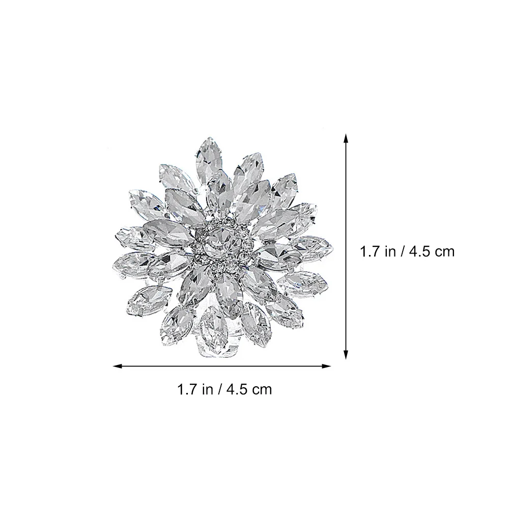 

Shoe Jewelry Clip Rhinestone Embellishment Durable Wedding Decor Bride Accessory Flat Heels Boots S charms