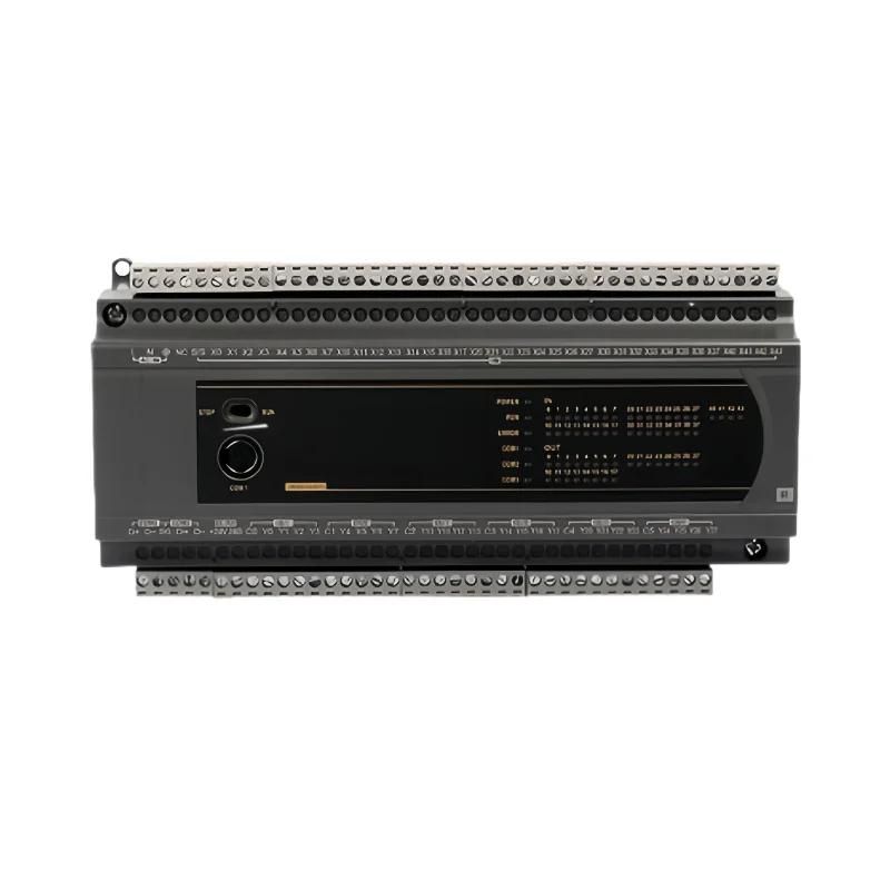 PLC ES2 Series is programmable and compatible with Delta DVP16/24/32/40/60 supporting high-speed pulses and 232/485communication