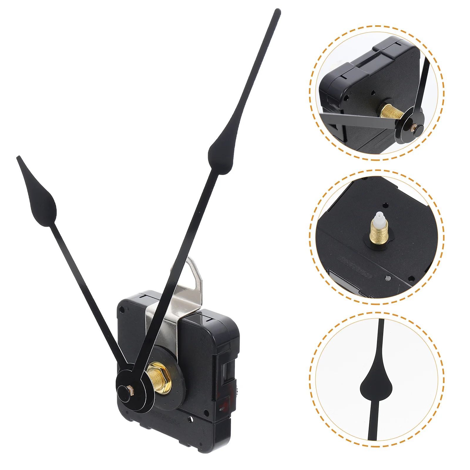 

1 set 1 Set Kit Metal Replace Parts Diy Movements Set With Hands Metal Replace Clock Parts For Wall Clock Repair Decoration