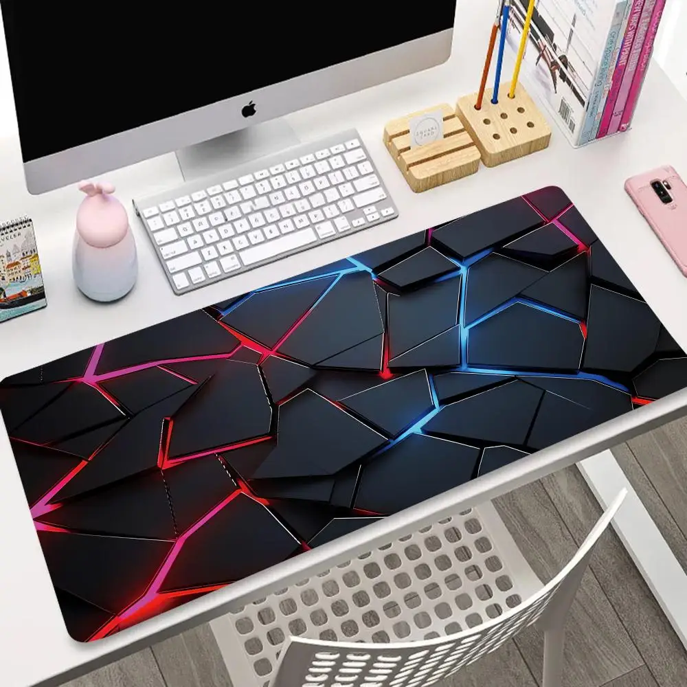 

Irregular pattern, tech-savvy design mouse pad, high-quality rubber, anti-slip and durable computer desktop decoration