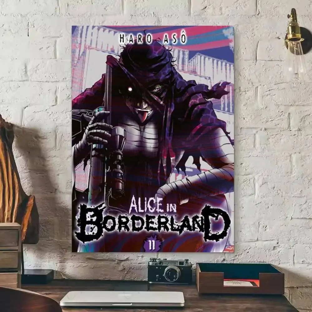 Alice In Borderland Manga   Poster Waterproof HD Art Wall Decal Self-Adhesive Print