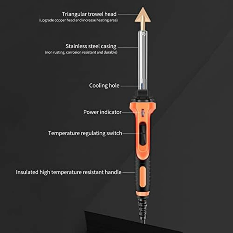 Plastic Welder - 100W Plastic Welding Kit Welding Iron Gunwith 56 Rods, Surface Repair Tool Durable For Carbumpers US Plug