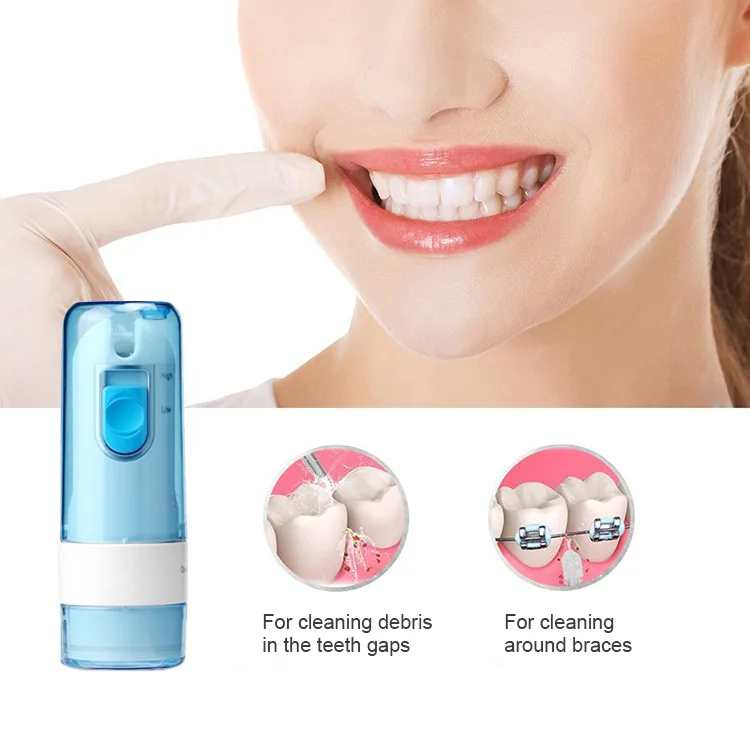 Oral Irrigator Dental Floss Portable Water Flosser Dental Water Jet Waterproof Waterpick for Teeth Cleaner