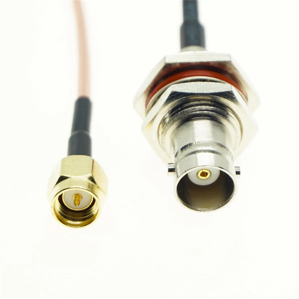 

RG316 Cable BNC Female Jack Bulkhead to SMA Male Plug Connector RF Coaxial Pigtail Jumper Adapter