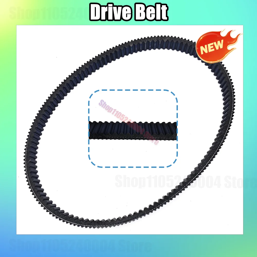 Drive Belt M158189 M173005 For John Deere UTV XUV825M XUV835E M XUV835R XUV855M XUV865E M Double-sided Teeth