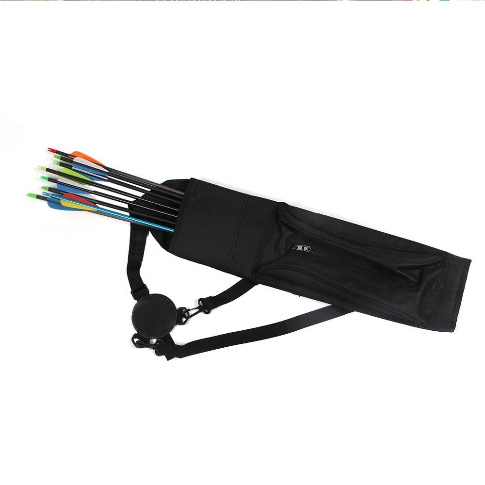 Archery Arrow Quiver Oxford Fabric Holds 50pcs Arrows Portable Arrow Holder Outdoor Hunting Shooting Practice Accessories