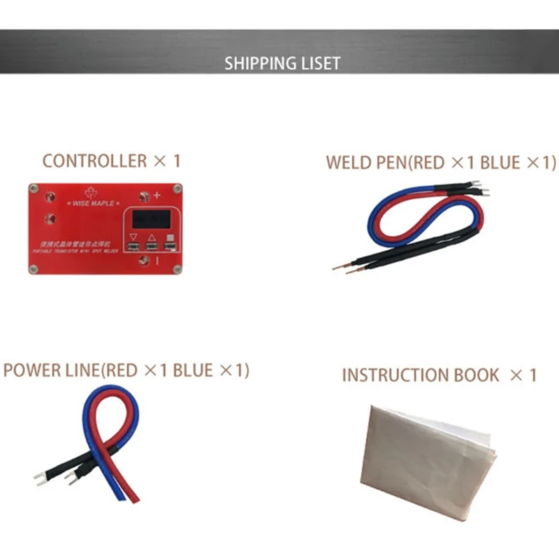 Portable Transistor DIY Mini Spot Welding Machine 18650 Lithium Battery LCD Display Screen Spot Welder Retail