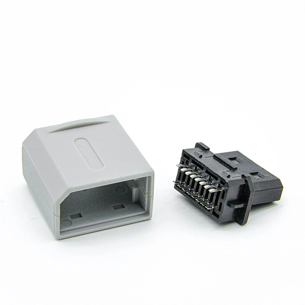 Interface Conector Porta para Wi, interface de soquete, plugue, alta qualidade, cabo macho, 16P