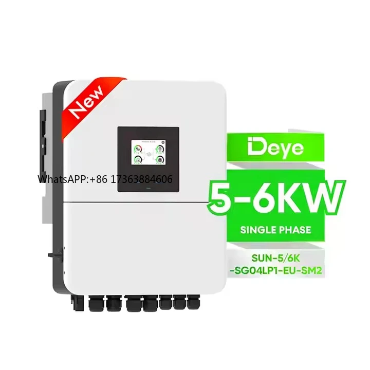 

Горячая новинка 2026 года: Гибридный солнечный инвертор Deye 6KVA SUN-6K-SG04LP1-EU-SM2, однофазный, 6 кВт, в наличии