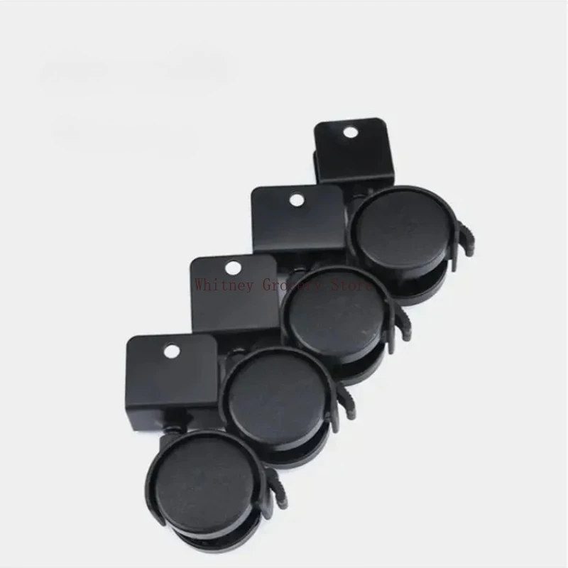 4 Pcs/Lot 1.5 /2 Inch Size 16/18/20/25mm U-shaped Splint Universal Wheel Furniture Chair Caster Band Brake Office Computer Desk