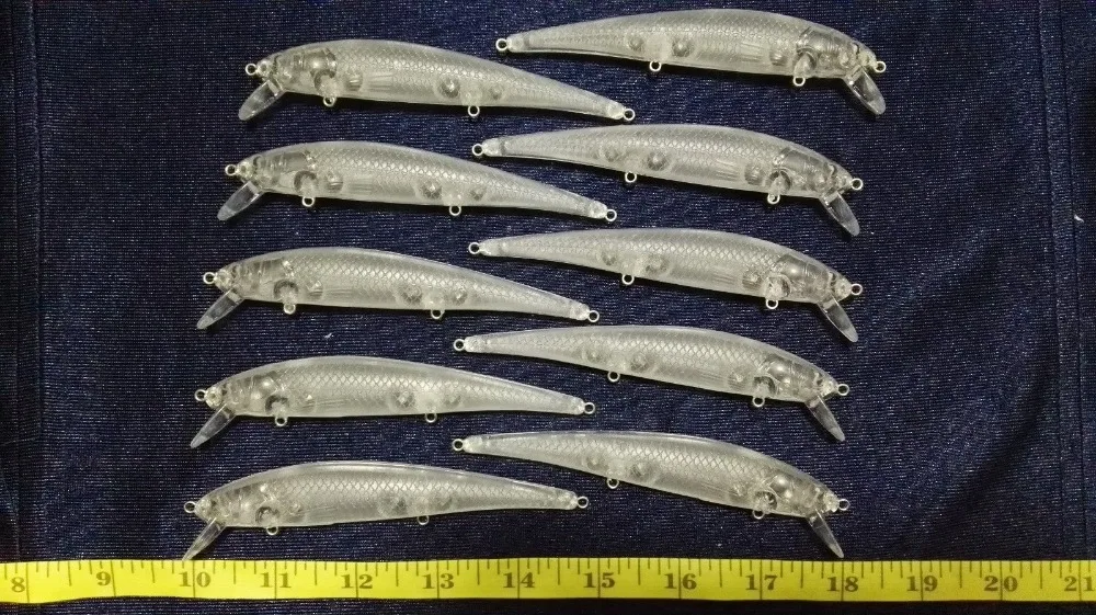 

10pcs Unpainted Crankbait Fishing Lure Body 50mm 14.74g Blank lures JSE009