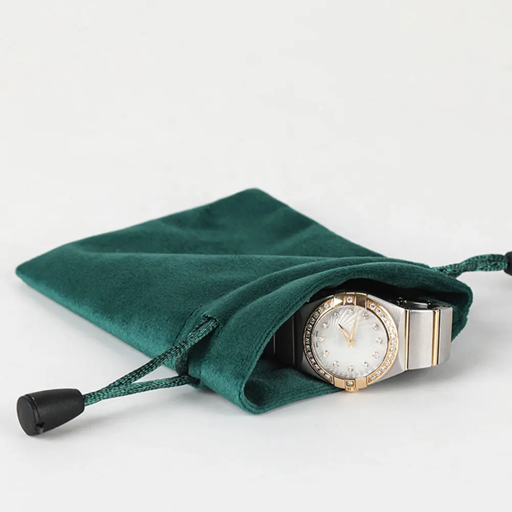 

5pcs Velvet Drawstring Bags Jewelry Storage Bag Travel Toiletry Organizer Women Pouch Lightweight Durable for Wedding