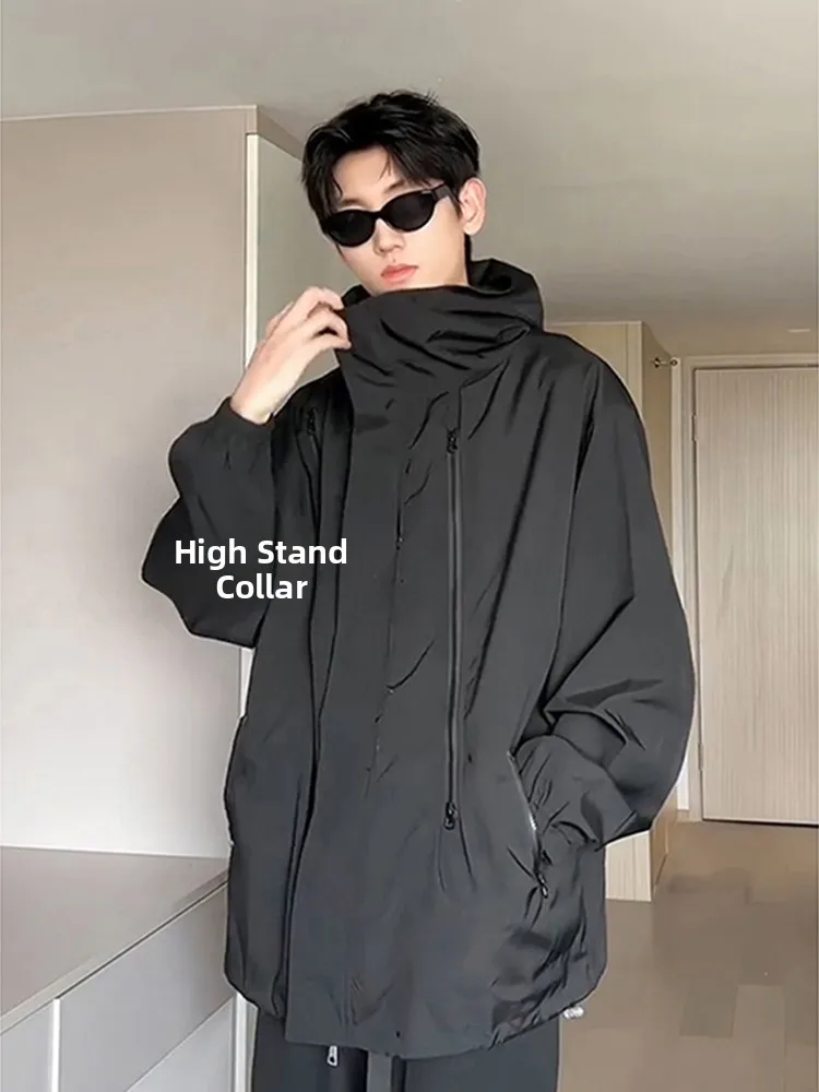 

Водонепроницаемая Ветрозащитная Тонкая Мужская Уличная Куртка Black Samurai American Functional с флисовой подкладкой 3-в-1 для весны и осени