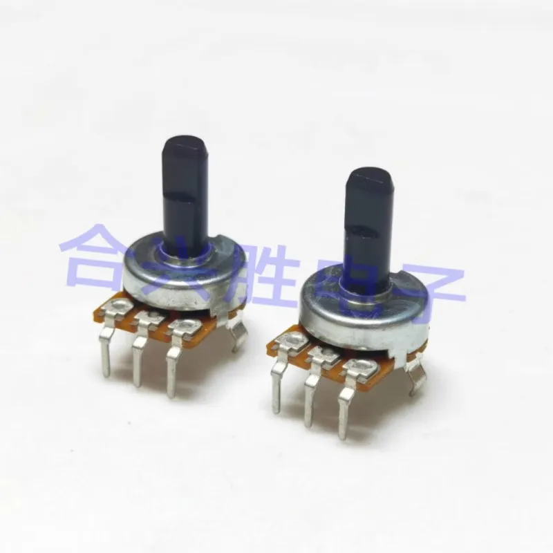 2PCS Single B10K 3Pin With Midpoint 161 Type Power Amplifier Speaker Subwoofer High And Low Balance Potentiometer