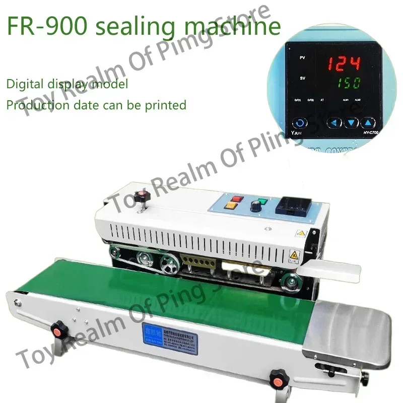 FR-900 Plastic Bag Band Sealing Machine Sealer Auto Horizontal   Continuous