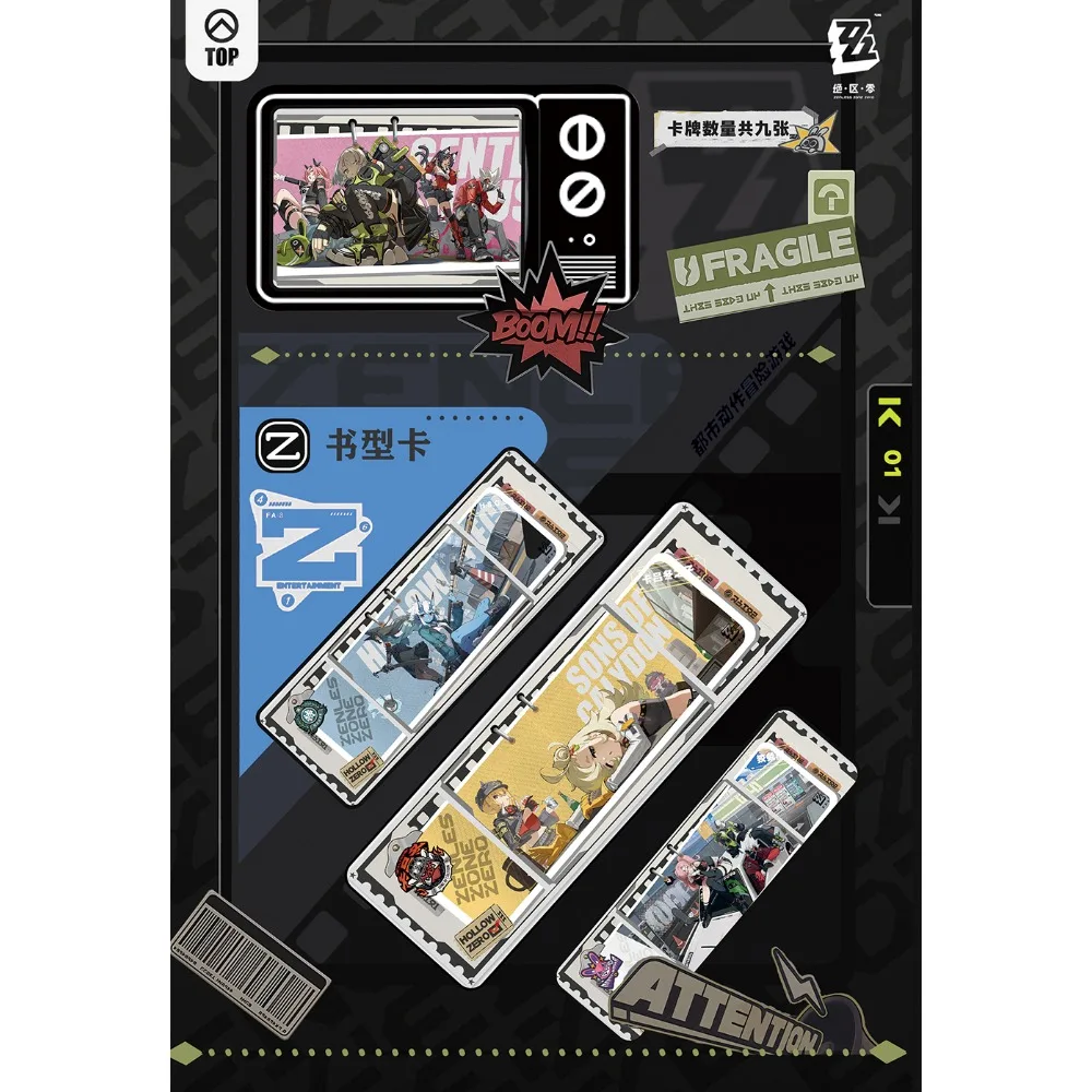 Game Zenless Zone Zero-verzamelkaarten Meeslepend avontuur Reizen ARPG Zeer populaire personages Zeldzame speciaal gevormde kaarten Cadeau