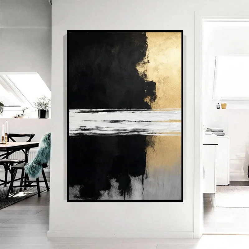 abstract-black-white-yellow-canvas-thick-wall-art-items-for-hotel-handmade-simple-black-grey-original-oil-painting-as-gifts