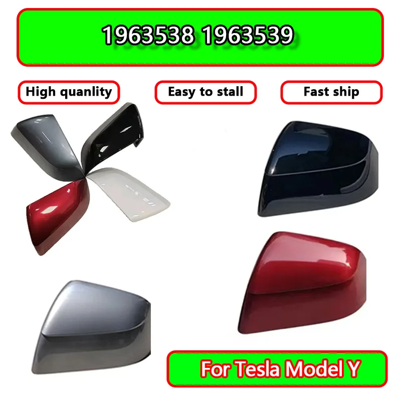 

For Tesla Model Y Juniper 2025 Rearview Mirror Cap Replacement 1963538 1963539 For 2025 Tesla Model Y Juniper Rear View Mirror