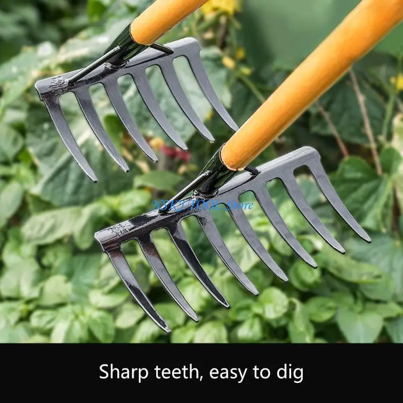 أداة البستنة L8RC التي تتميز ب 6/8 TINES مناسبة لزراعة التربة الفعالة ومهام إزالة الطحالب المناظر الطبيعية البستنة