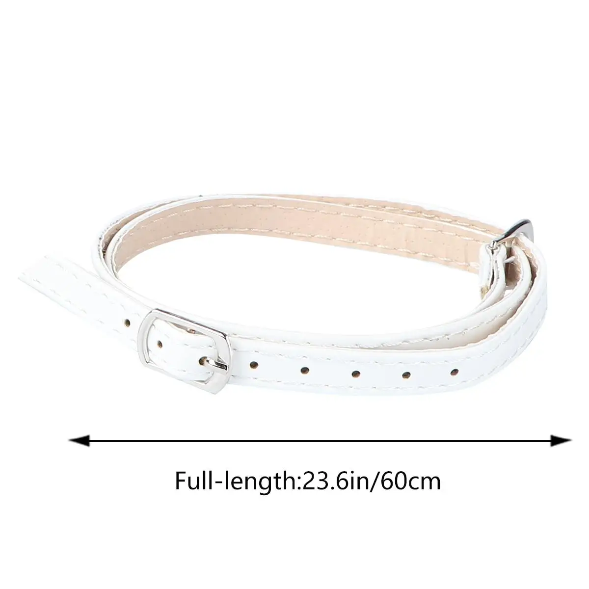 Anti-drop Shoelaces High Heel Strap Replacement Clip for Shoes Detachable Straps Flash with Buckle High-end Pu Elastic Miss