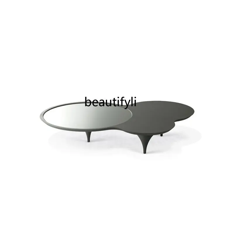 Modern Design Creative Solid Wood Three-Leg Coffee Table Living Room Coffee Table Suspension Table