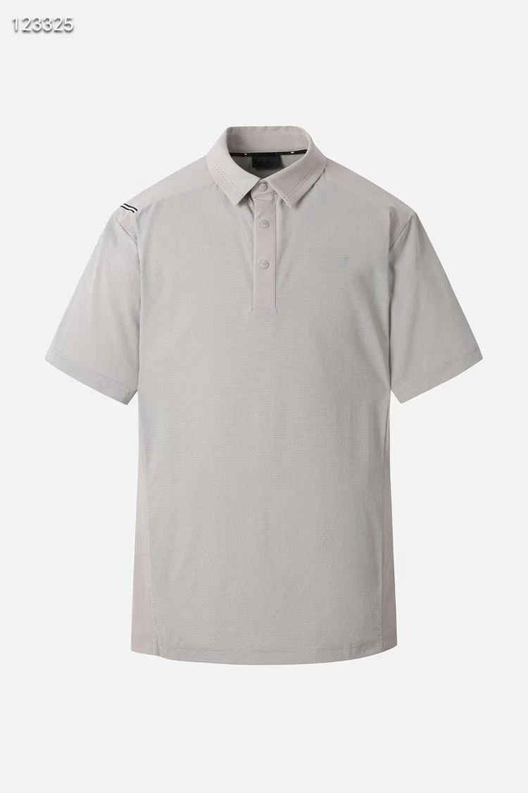 2026 Early Autumn Original Outdoor Golf Polo Shirt Men Short Sleeve Lapel  Elastic Slim Fit Skin-Friendly Versatile Casual Top