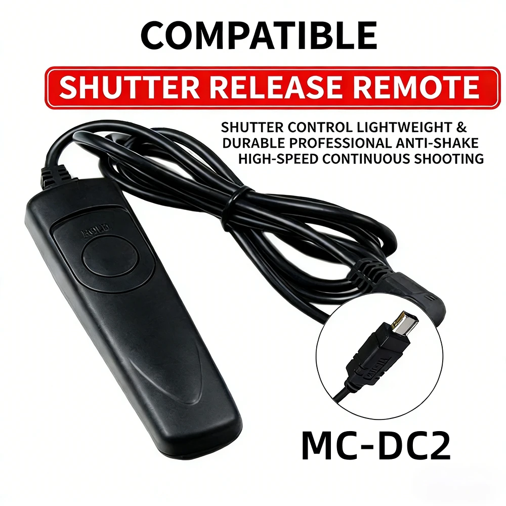 MC-DC2 Wired Remote Switch Shutter Release for Nikon Z7II Z6III Z6II Z7 Z6 Z5 D750 D780 D610 D7500 D5600 SLR Camera Accessories