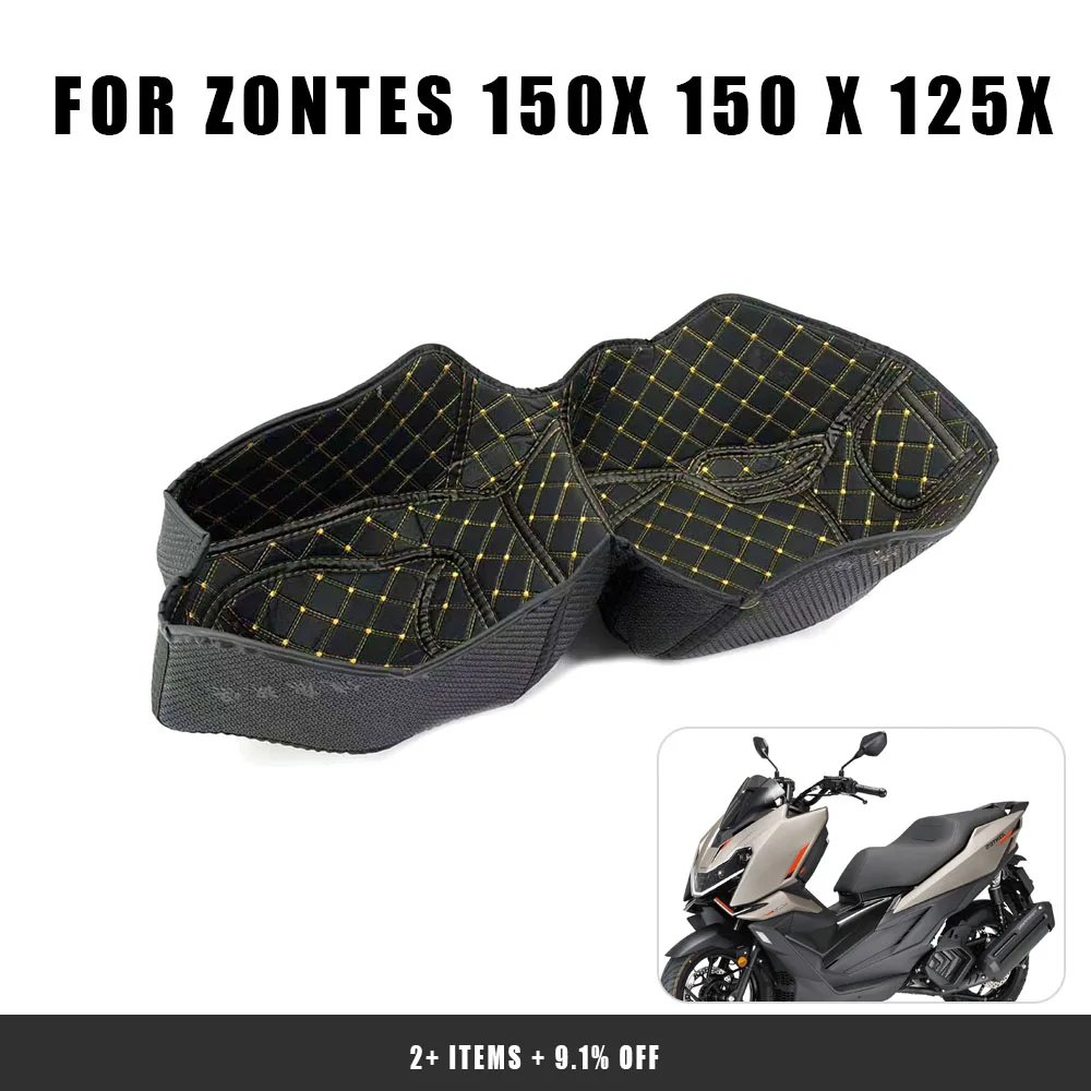 Motorcycle Seat Storage Bucket Liner Mat Inner Pad Seat Compartment Protective Cover Fit ZONTES 150X 125X