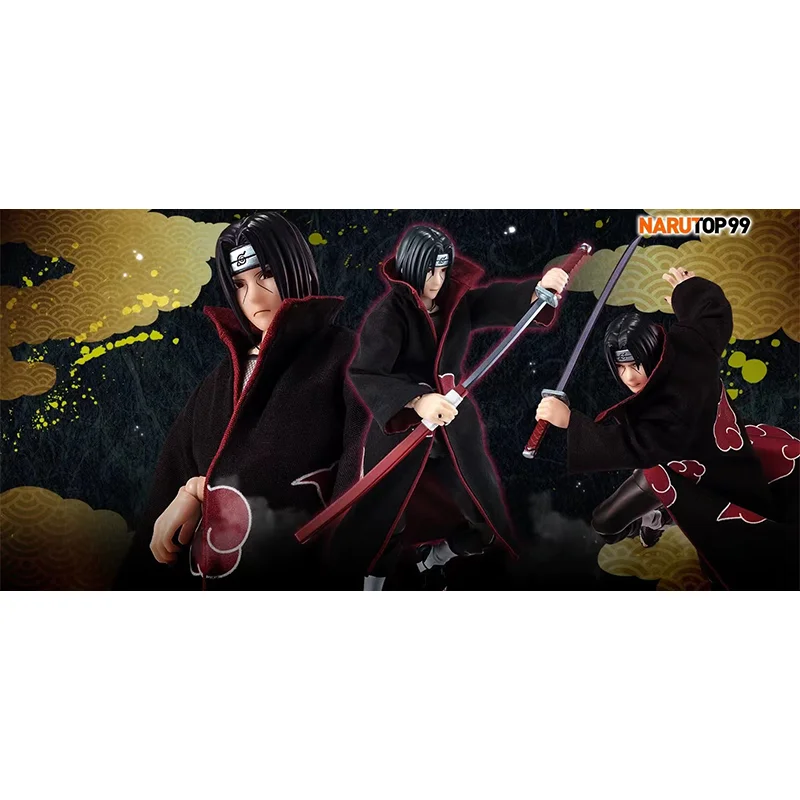 100% In Stock Original Bandai S.H.Figuarts SHF Naruto Uchiha Itachi NARUTOP99 Edition Anime Action Collection Figures Model Toys