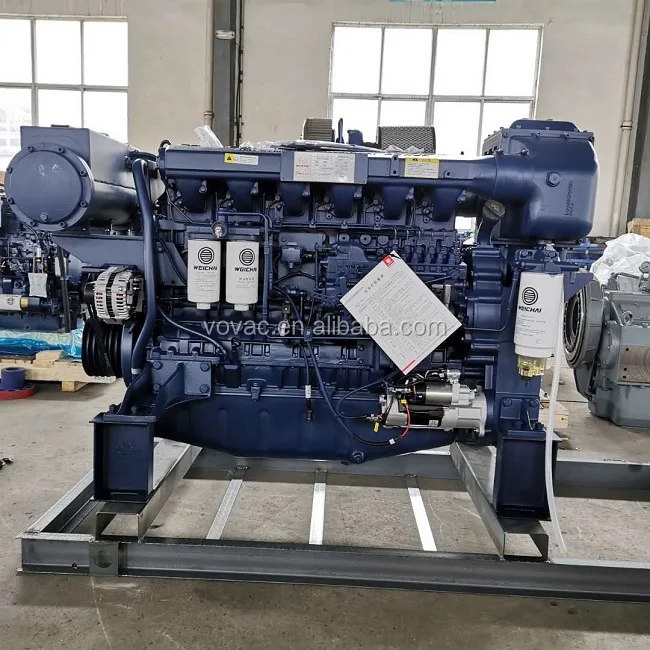 Sales Promotion 500hp Marine Diesel Engine With Gearbox WP12C500-21